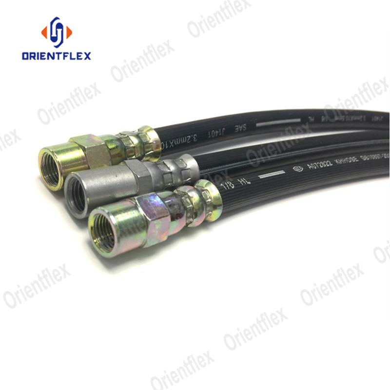 Mangueira de Fluido de Freio Hidráulico Flexível para Carro Automóvel Dianteiro para Motocicleta J1401