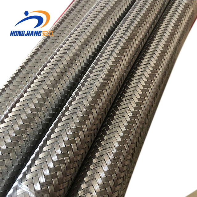 Óleo Hidráulico de PTFE, Combustível, Fio, Flange Corrugada, Mangueira de Borracha de Alta Pressão