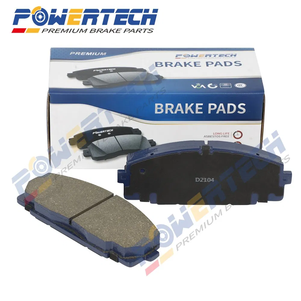 Pastilhas de freio de cerâmica orgânica semi-metálica de alta qualidade para automóveis da Europa, alemães, BMW, Audi, Mercedes Benz, Porsche, Peugeot, Citroën, FIAT