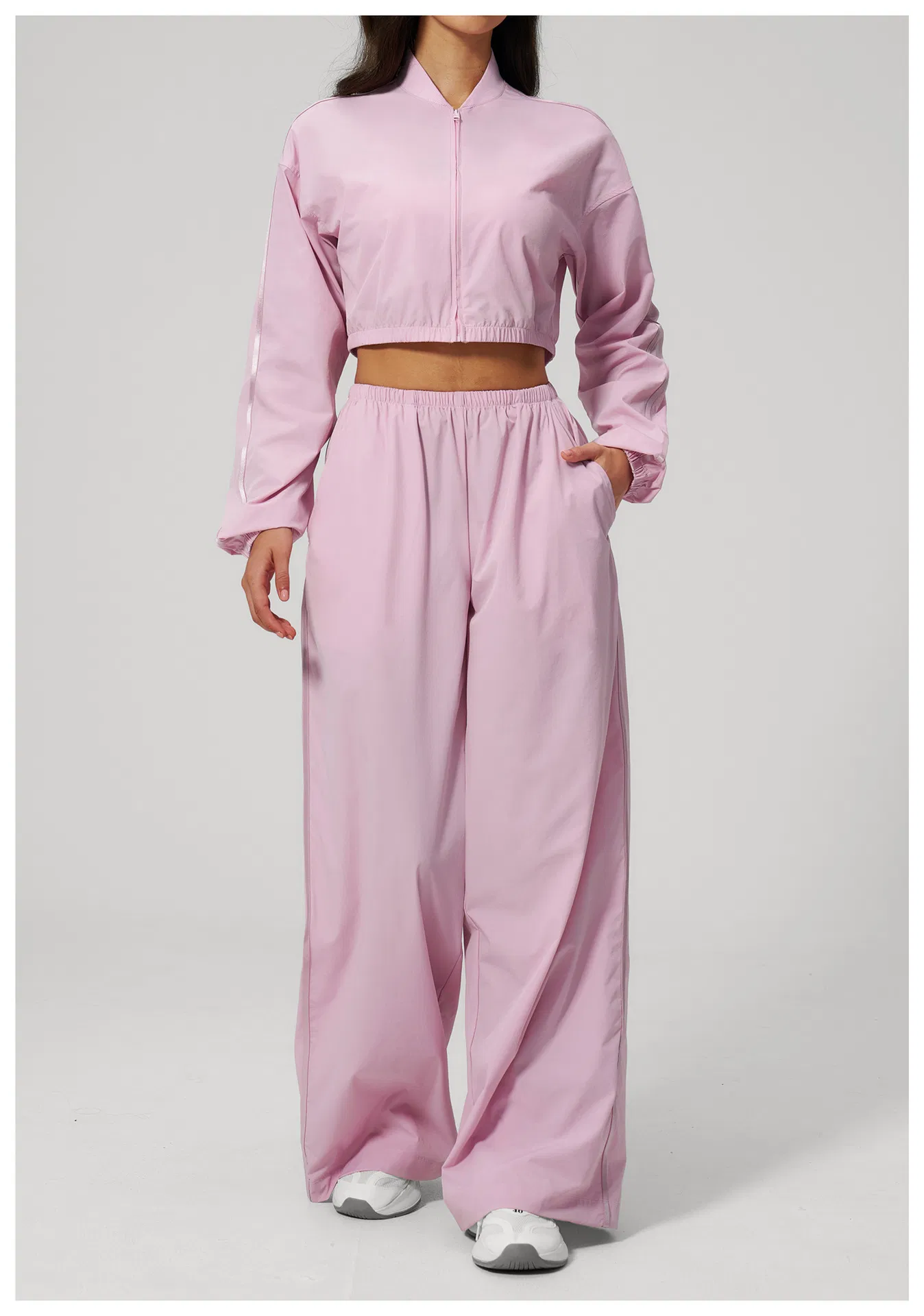 Conjunto de Roupas de Atividade para Mulheres, Jaqueta de Ginástica, Roupas de Fitness, Roupas de Atividade, Manga Longa, Roupas de Ginástica para Mulheres