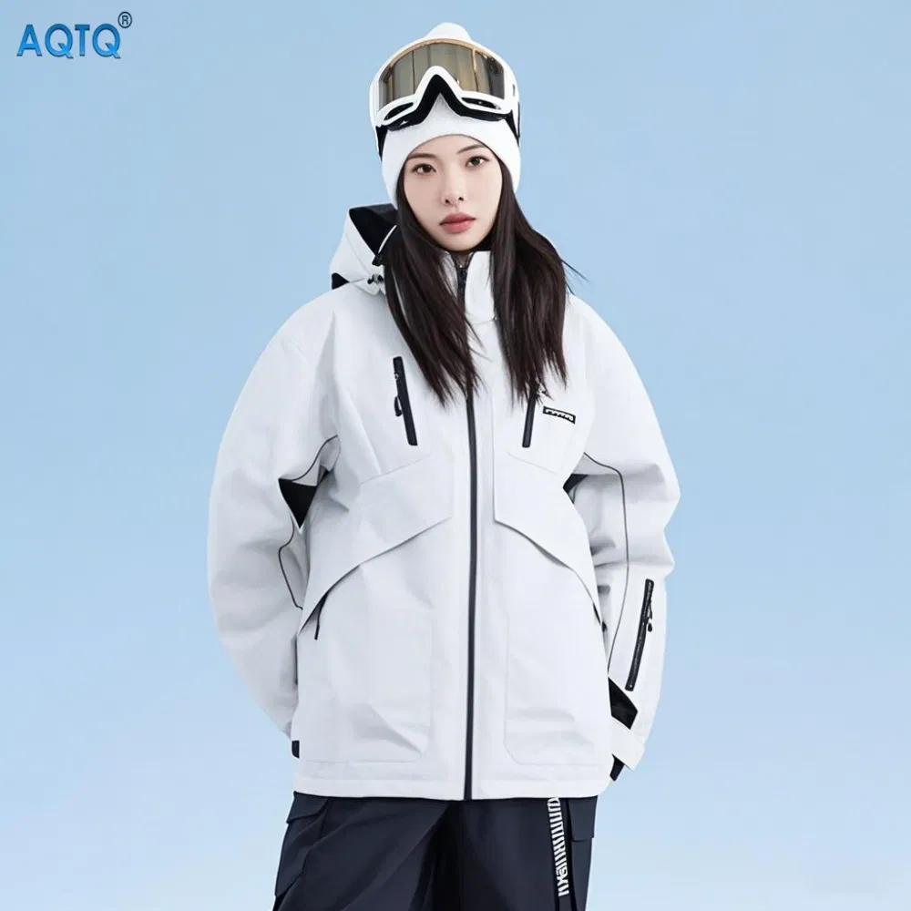 2026 Jaqueta de Esqui Feminina em Promoção 3XL Impermeável, à Prova de Vento, Respirável, Quilted, Profissional, Solta para o Inverno, Roupas de Neve