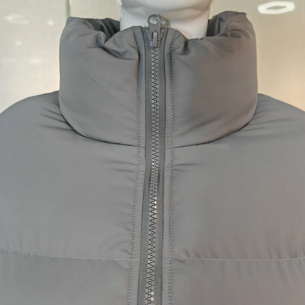 Casaco de inverno acolchoado feminino personalizado por atacado, quente, com logotipo, para atividades ao ar livre
