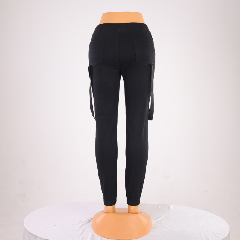Calças Cargo Femininas Calças Casuais Roupas para Mulheres Calças de Cintura Alta