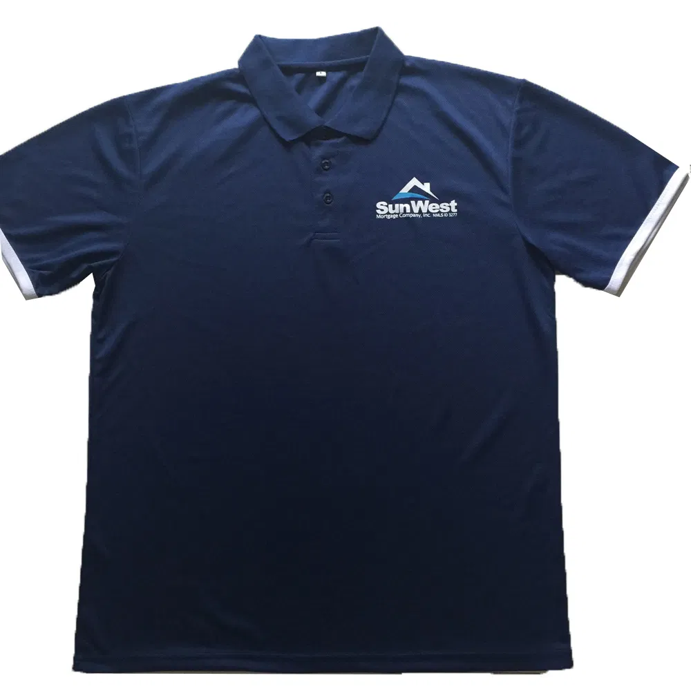 Camisa Polo de Poliéster para Senhoras, Respirável 150 GSM, com Controle de Umidade