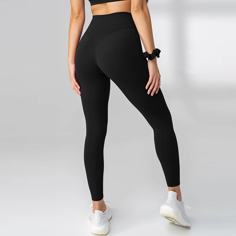 Calças de Cintura Alta Tiktok Leggings de Yoga para Mulheres Roupas de Treino Vestuário de Academia Leggings de Yoga Fitness