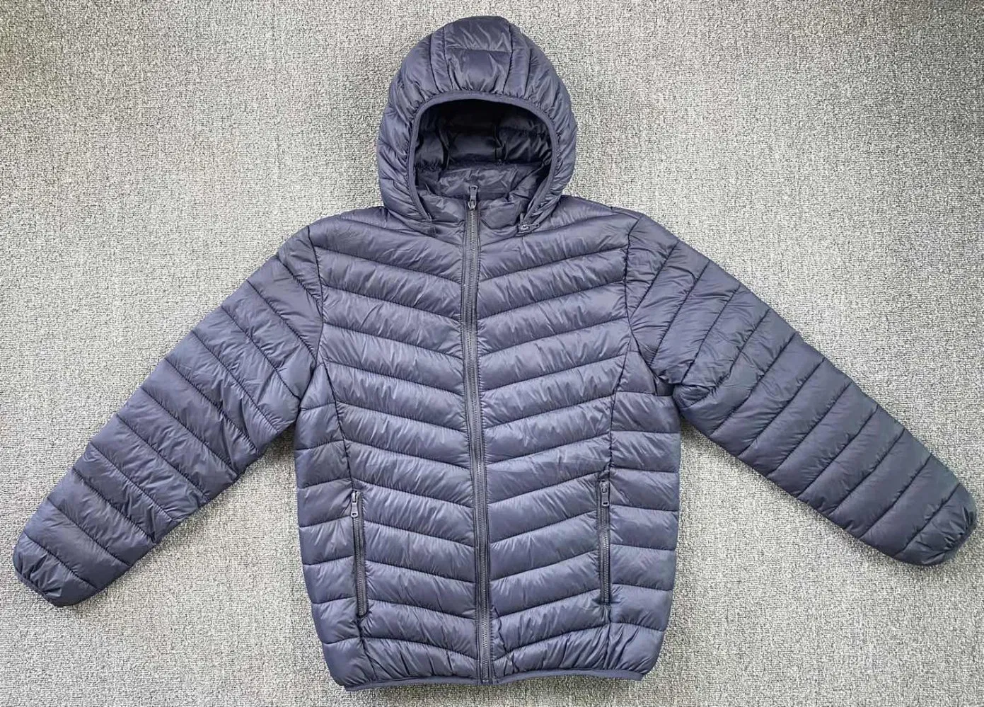 Venda de Estoque Pronto por Atacado OEM Jaqueta de Enchimento Puffy para Homens e Mulheres