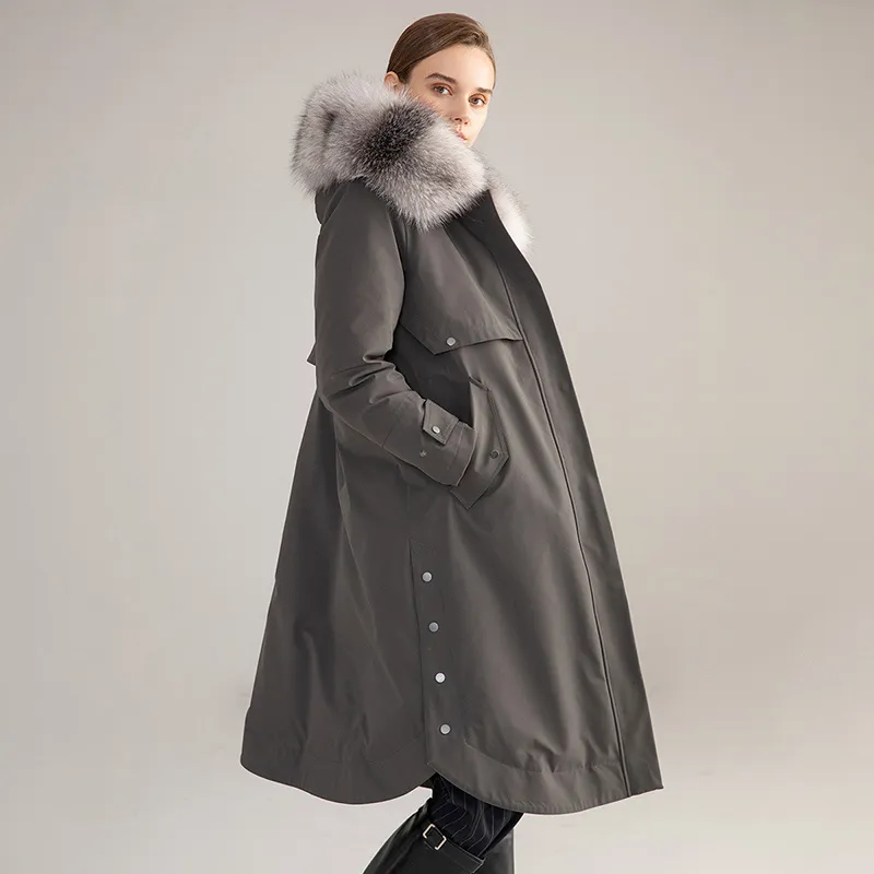 Casaco Longo de Inverno para Mulheres Detalhe 4