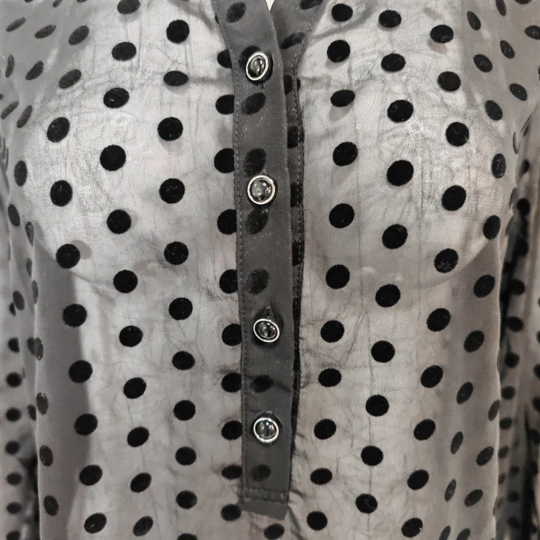 Camisa Casual Personalizada para Mulheres Roupas Transparentes Manga Longa Verão Camisas Casuais Femininas