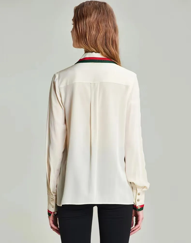 Camisas Blusas de Moda Feminina para Escritório Personalizadas de Fábrica