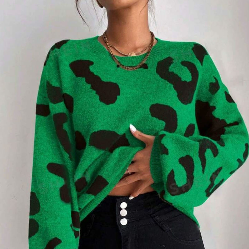 Salve Venda Quente Tamanho Personalizado Suéter Feminino de Outono Inverno Pulôver Longo Botão Casual Top Tricotado para Mulheres