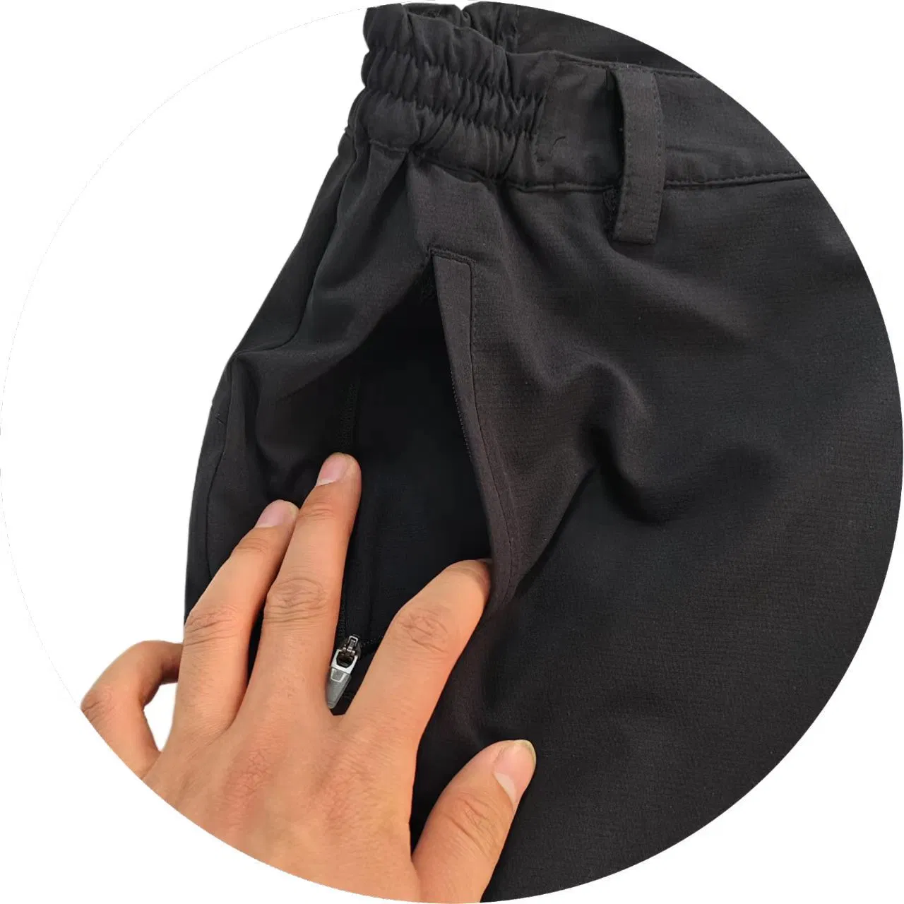 Calças casuais pretas femininas de perna reta - conforto - ajuste para todos - uso diário com bolsos laterais para conveniência