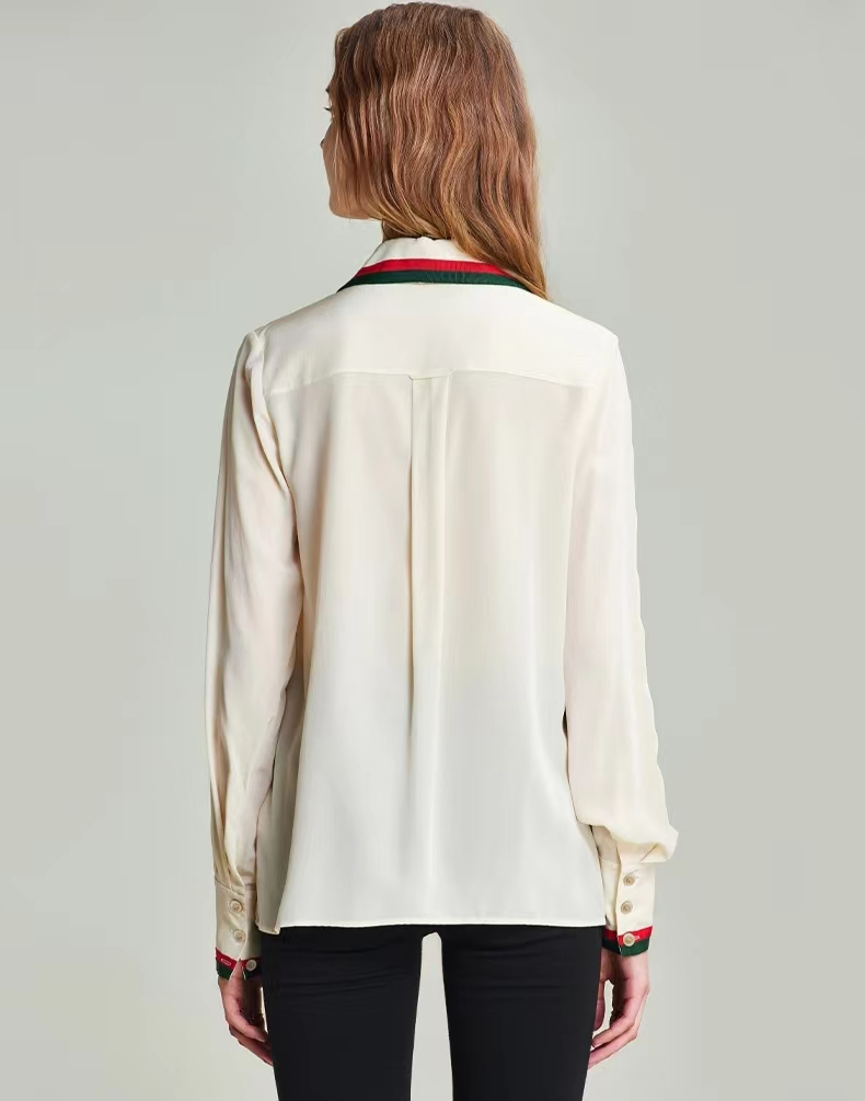 Camisas Blusas de Moda Feminina para Escritório Personalizadas de Fábrica