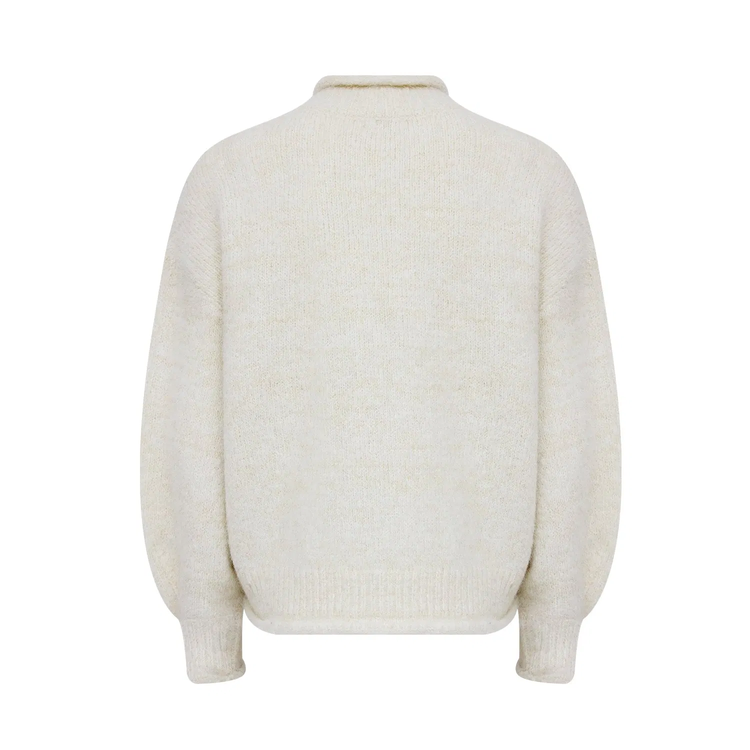Suéter de Malha Fuzzy com Bordado Floral em Lantejoulas para Mulheres, Gola Alta, Pulôver Elegante e Luxuoso, Moda de Inverno, Fornecedor OEM ODM da China