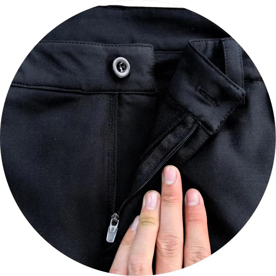 Calças casuais pretas femininas de perna reta - conforto - ajuste para todos - uso diário com bolsos laterais para conveniência