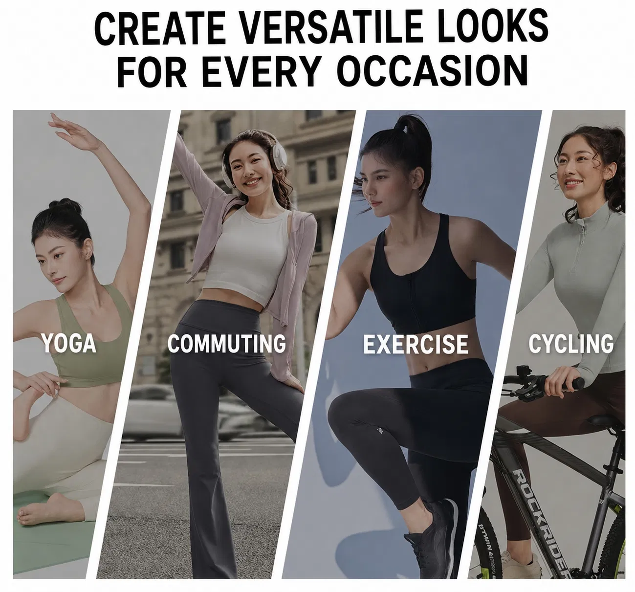 Leggings de Yoga Multicoloridas para Mulheres
