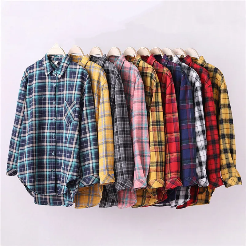 Camisas de Flanela Xadrez