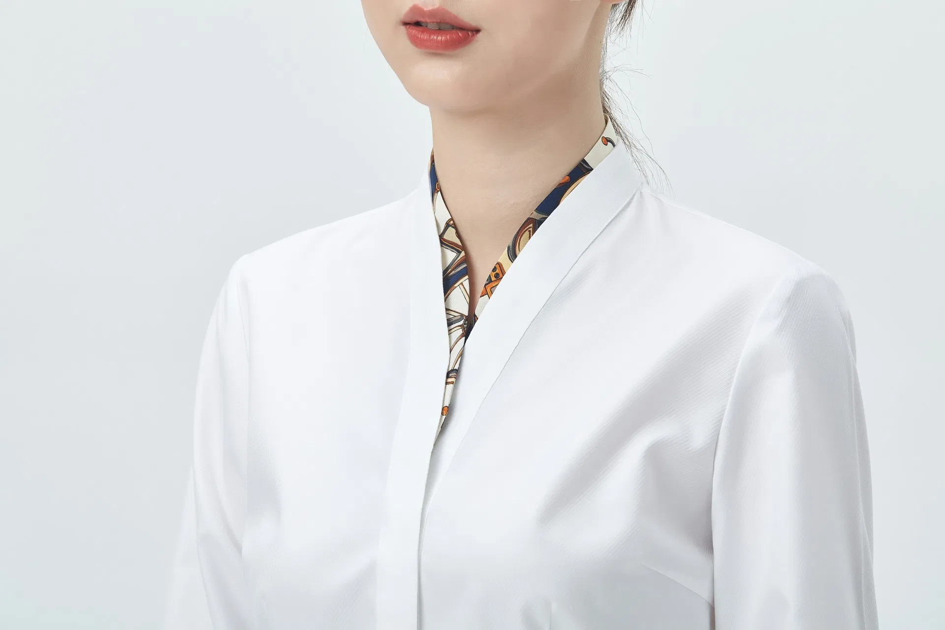 Modelagem de blusa de manga longa
