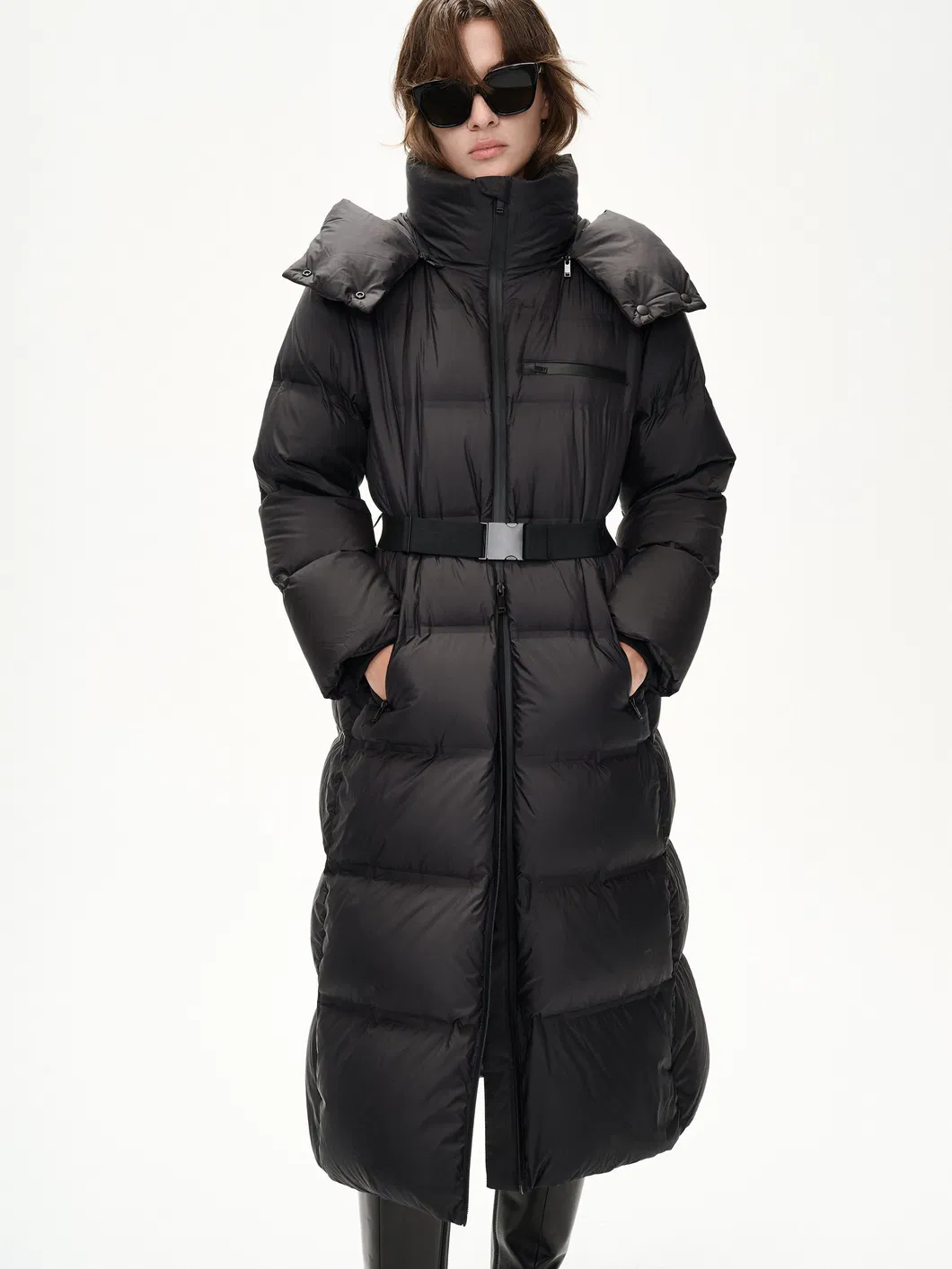 Casaco Longo Feminino Quente Casaco Parka