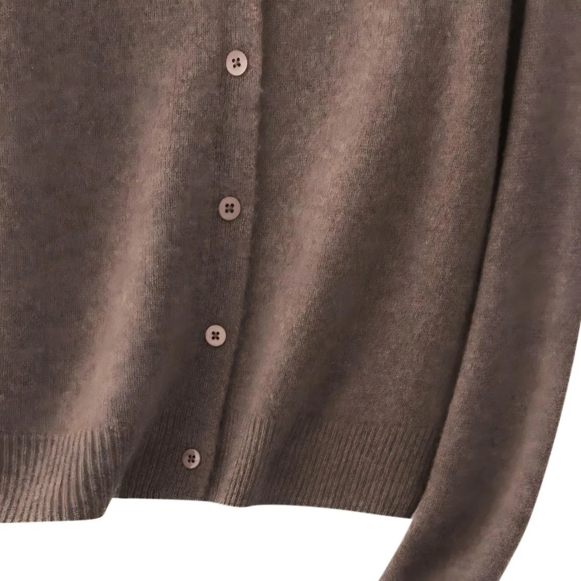 Casaco de inverno elegante feminino com botões para dias frios