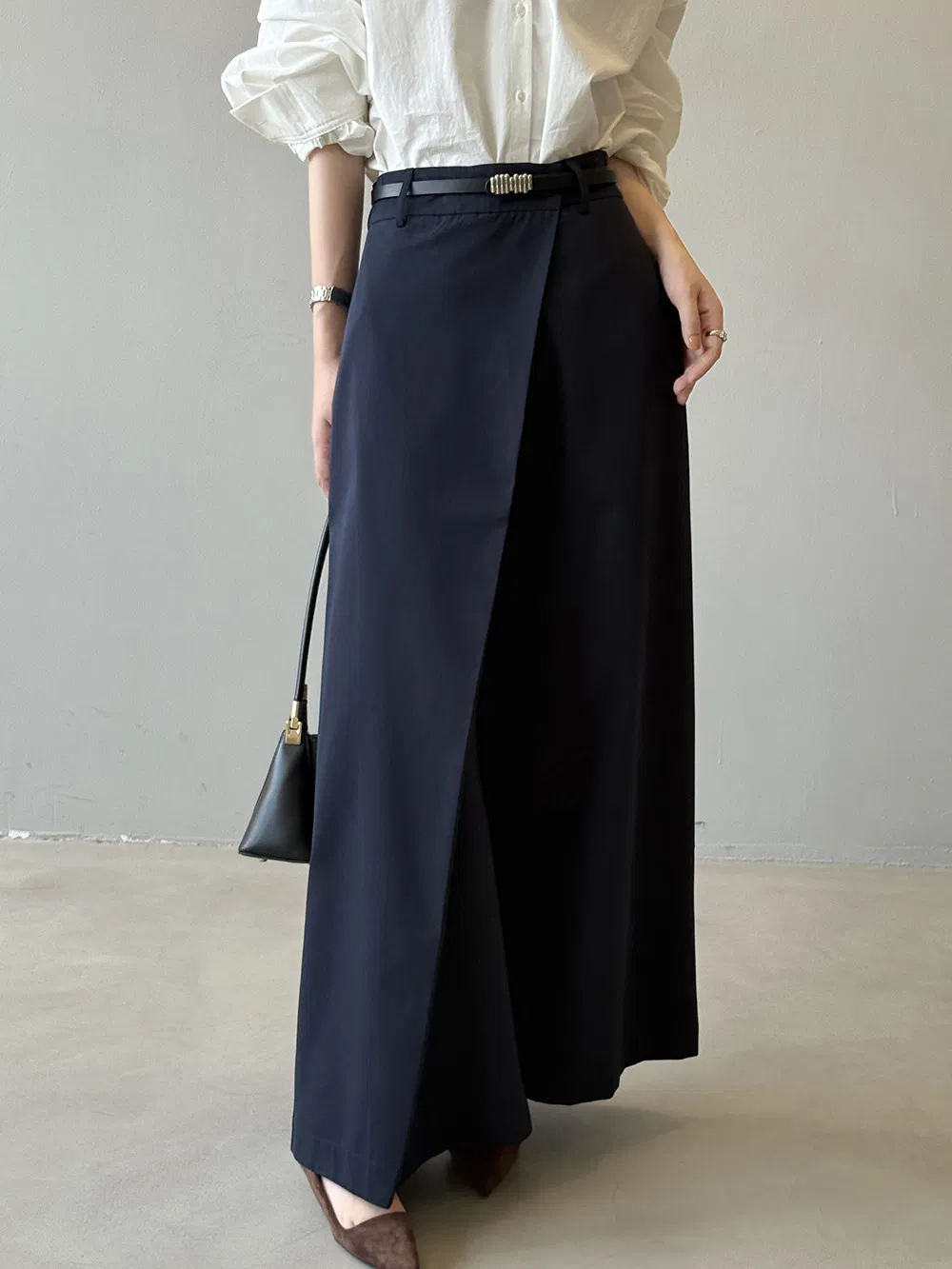 Calças femininas soltas
