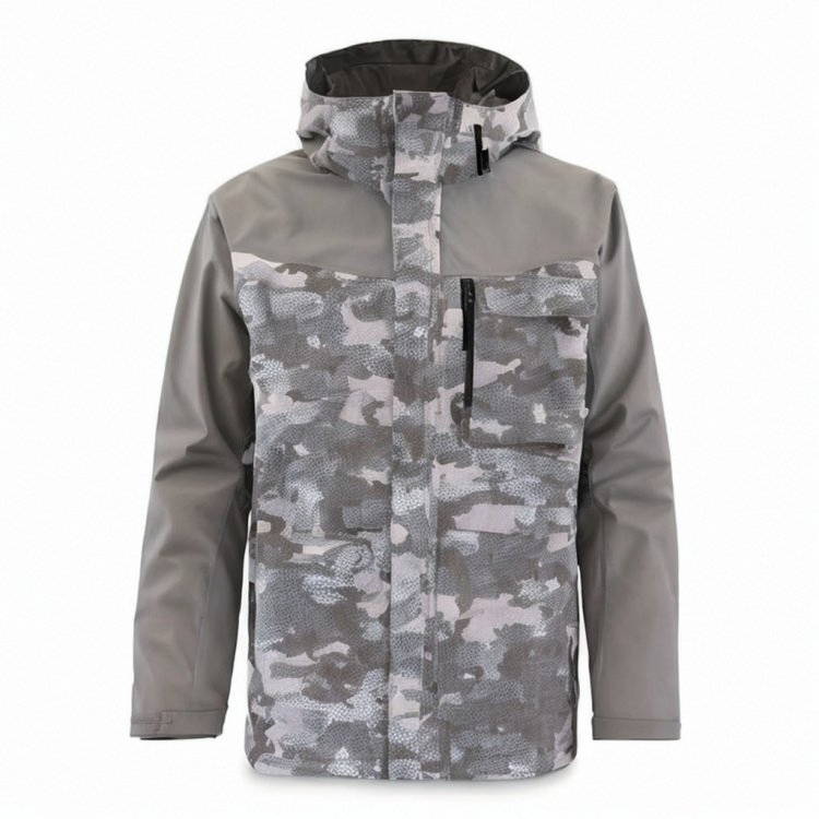 Jaquetas à prova d'água para homens e mulheres, personalizadas por atacado, para caça, pesca e navegação, em camuflagem, da Bowins