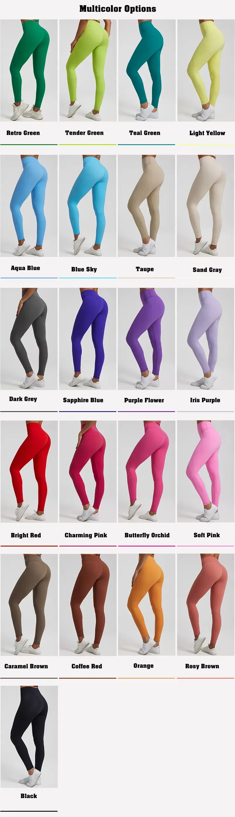 Calças de Cintura Alta Leggings de Yoga