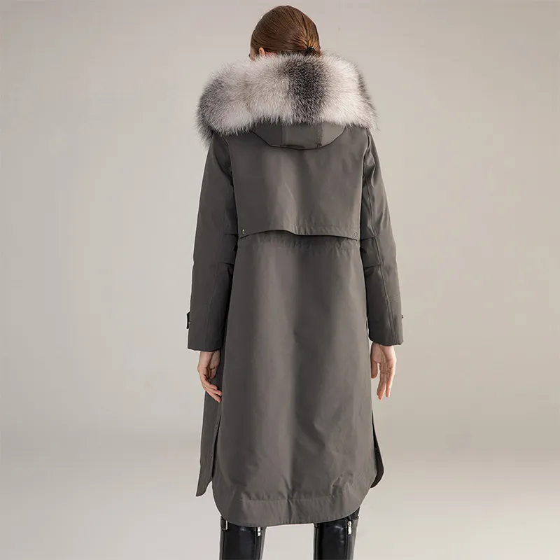 Casaco Longo de Inverno para Mulheres Detalhe 3