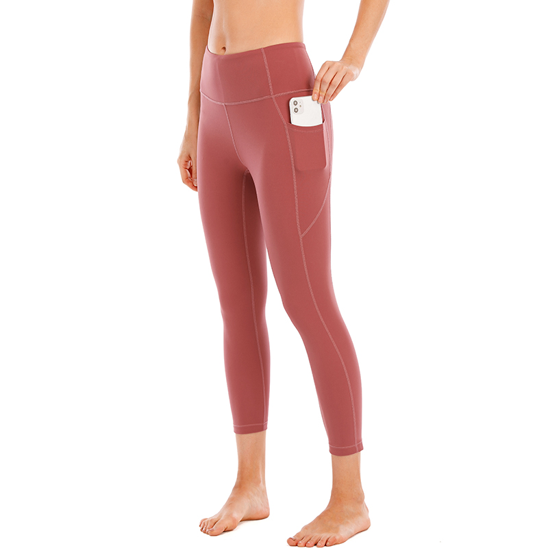 Leggings de boa qualidade personalizadas para fitness, calças de corrida para mulheres, roupa ativa, calças de yoga justas