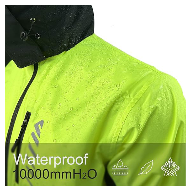 Jaqueta leve para ciclismo feminino, impermeável, com capuz, para corrida e caminhadas