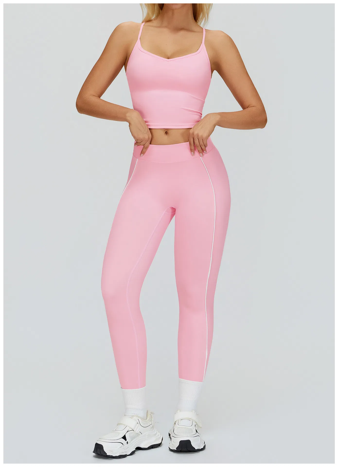 Roupas de Fitness para Atacado Vestuário Feminino 2PCS Conjunto Combinar
