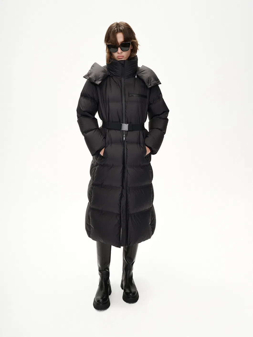 Casaco Puffer de Plumas