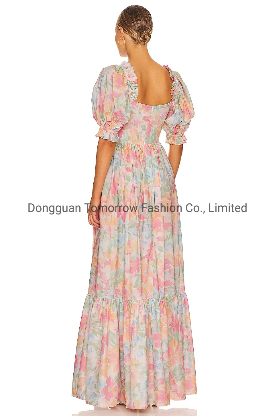 Vestido Longo Estilo Sereia Detalhe 3