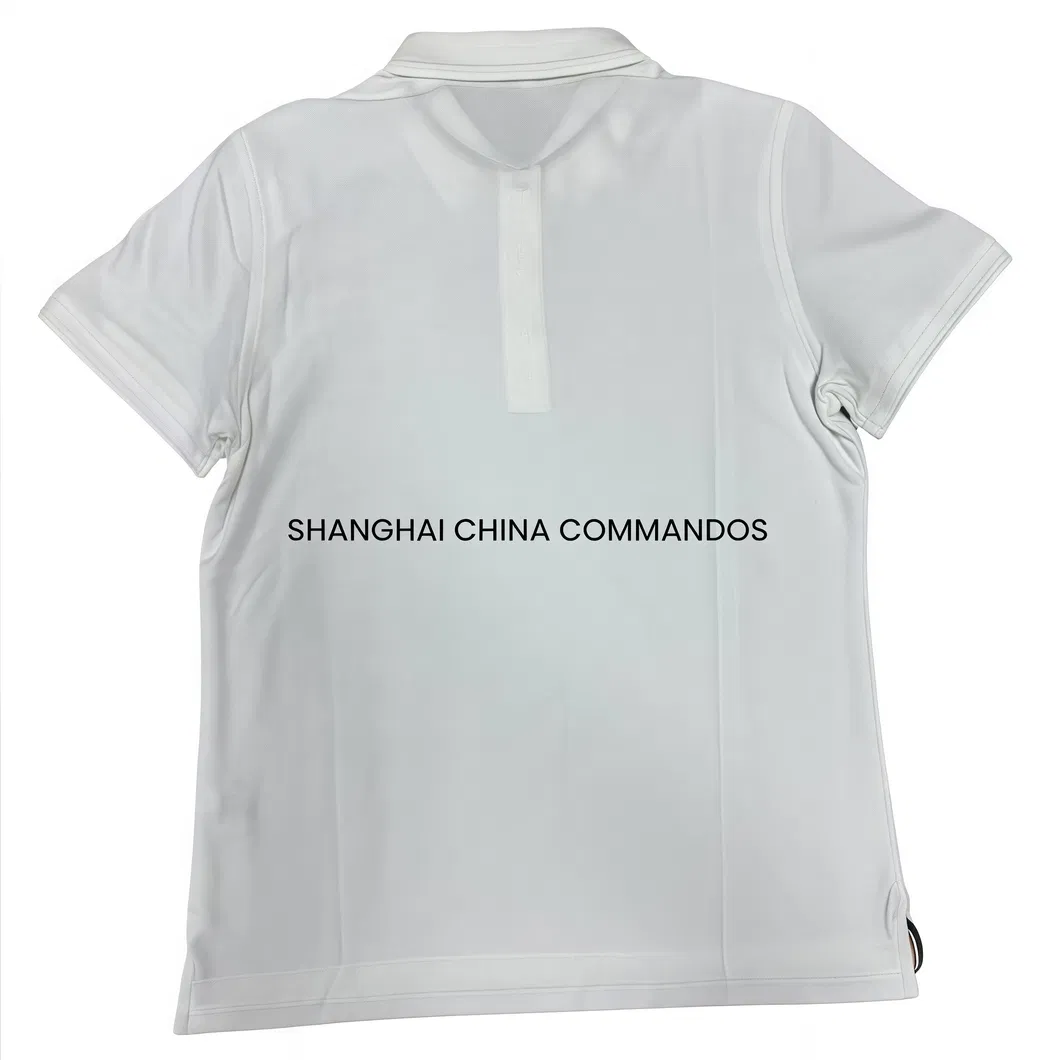 Uniforme esportivo feminino, camisa polo personalizada de manga curta