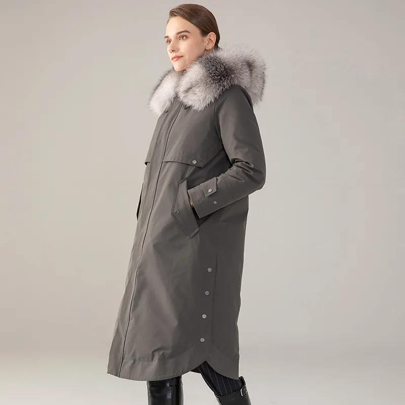 Casaco Longo de Inverno para Mulheres Detalhe 1