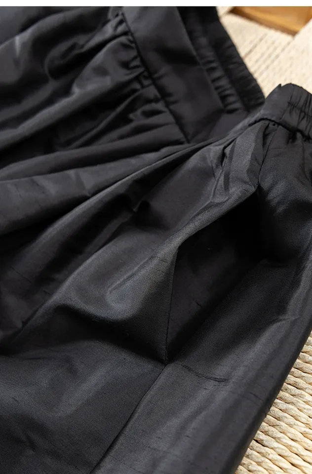 Saia de Cintura Alta de Seda e Malha Luxuosa e Moderna para Mulheres Fashionáveis