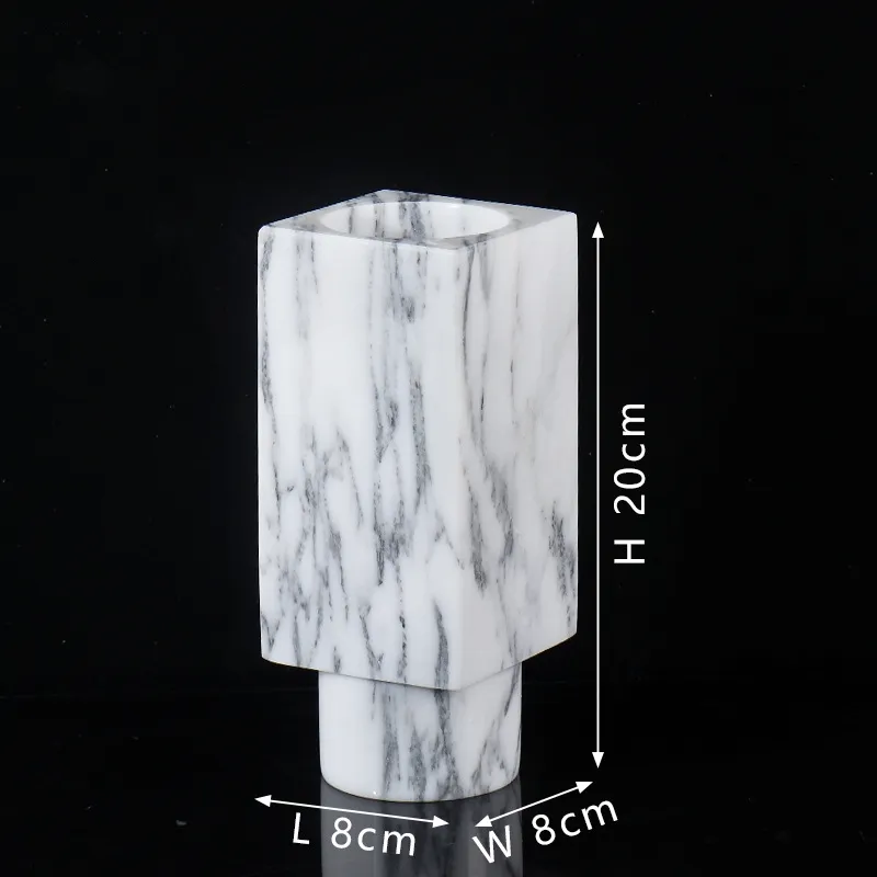 Detailed Marble Vase View 3