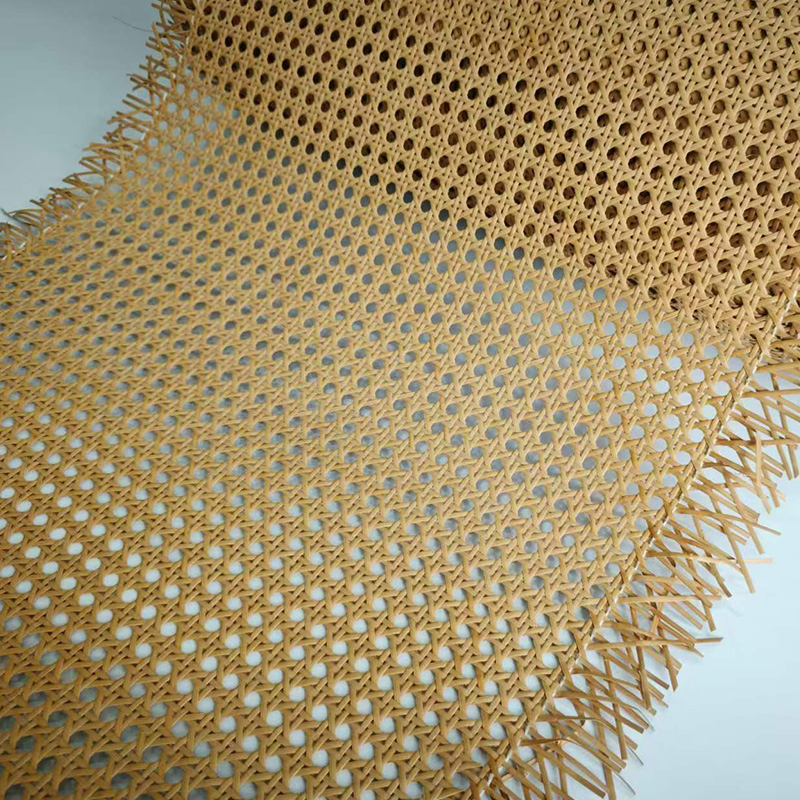 Coffee Color Hotel Lobby Screen Decoration Faux Plastic Rattan Webbing Roll