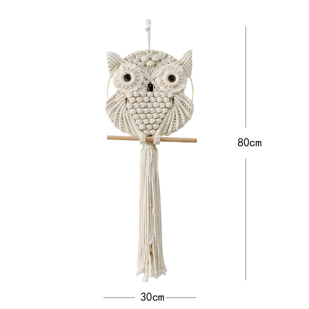 Owl Macrame Wall Hanging 7