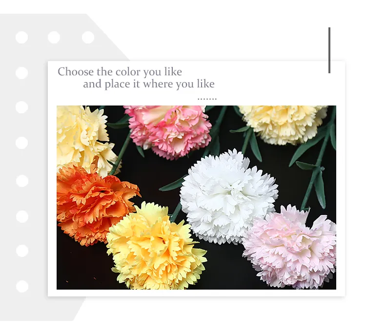 Artificial Carnation Detail 3