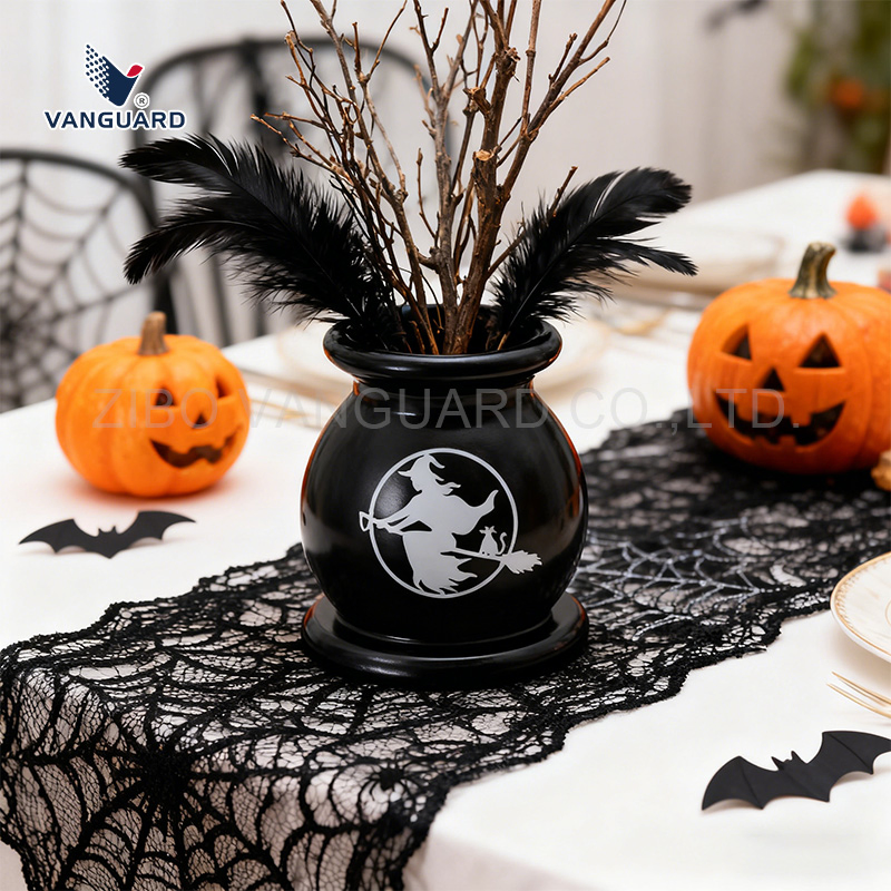 Halloween Small Decorative Vase Custom Ceramic Flower Vase for Home