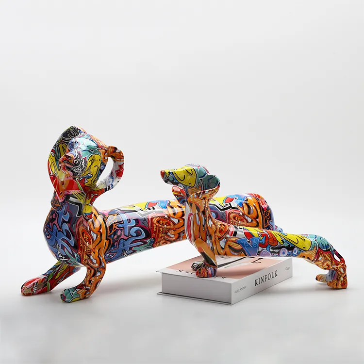 Graffiti Chihuahua Dog Figurines