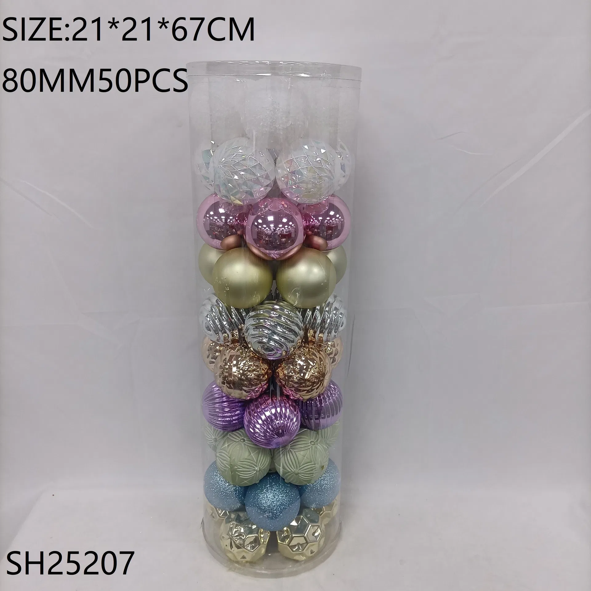 Plastic Christmas Baubles