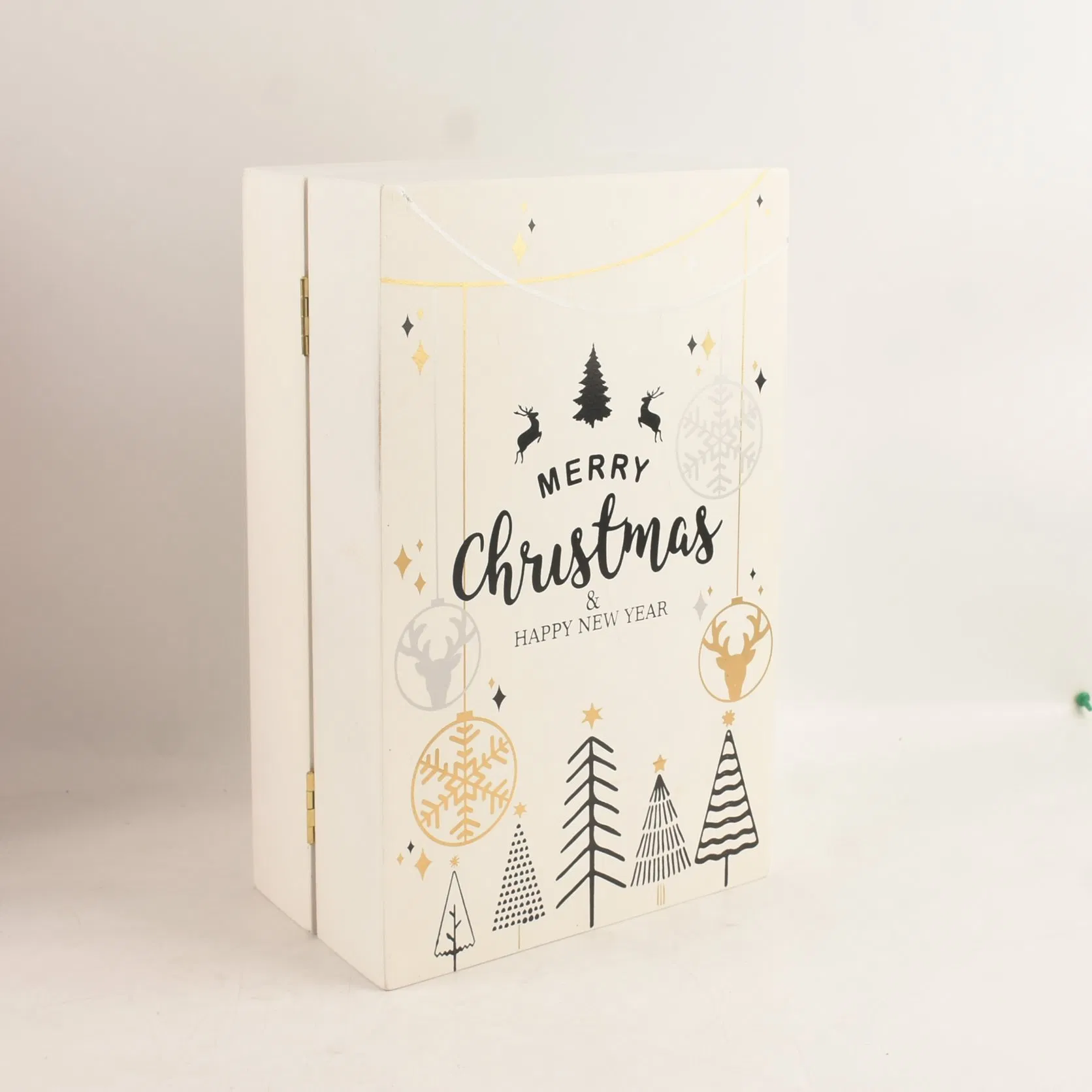 Christmas Arch Shape Solid Wood Sign Board Tabletop Ornament for Home Decor