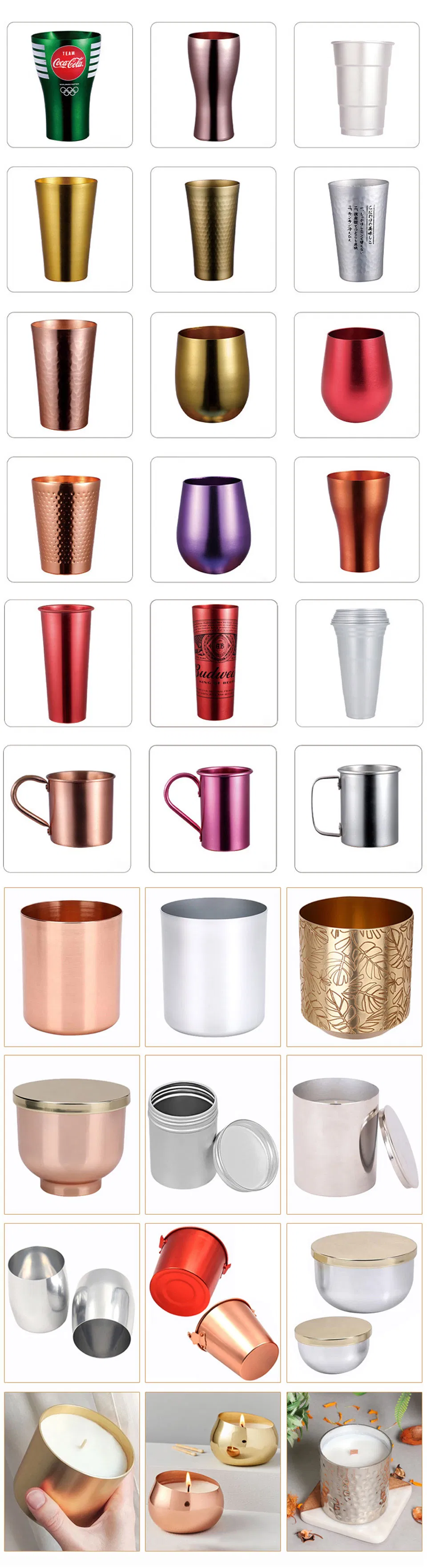 Custom Design Candle Vessel