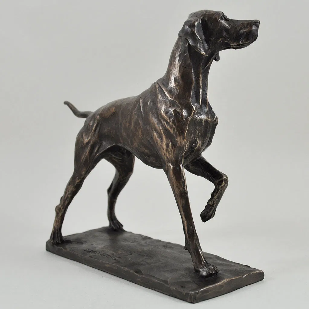 Modern Outdoor Life Size Home Decor Standing Bronze Dogs Sculpture