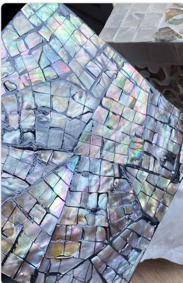 Elegant Shell Facial Tissue Holder Modern Ornament 5