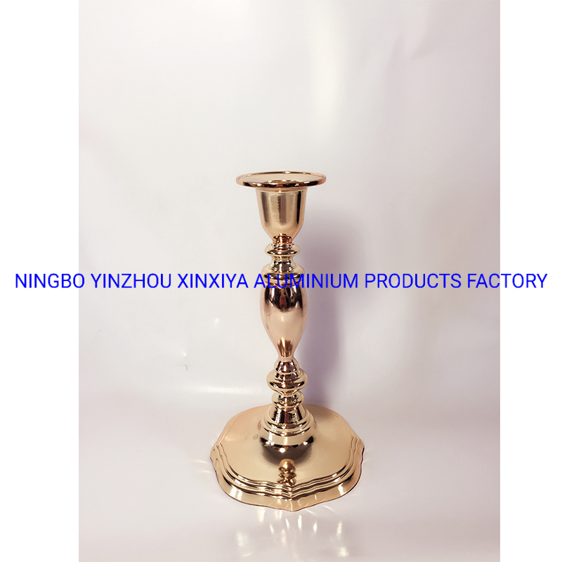 Aluminum Candlestick Candle Holder for Wedding Royal Dinner