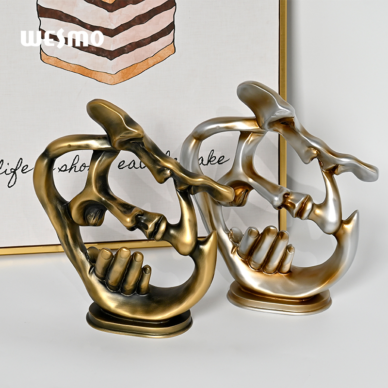 Wholesale Modern Home Decor Romantic Lovers Table Decoration Resin Craft Abstract Figure Sculpture