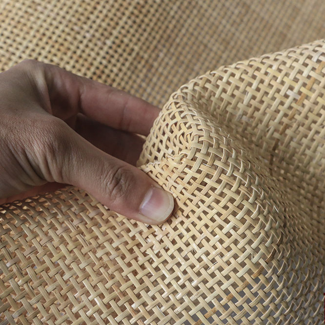 Semi-Bleached Raw Rattan Cane Peel for Weaving Material