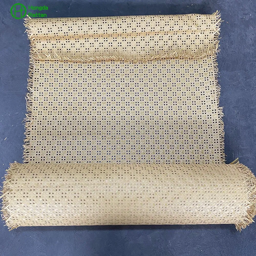 New Design Plastic Weather-Resistant Mixed Rattan Open Mesh Wood Color